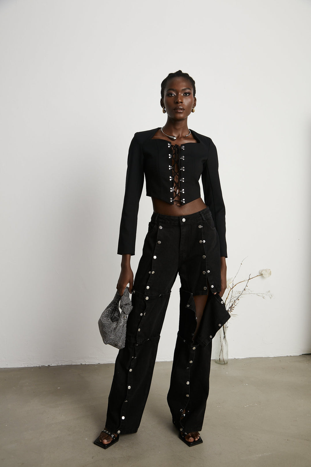 Levoire | Veste Cropped À Lacets