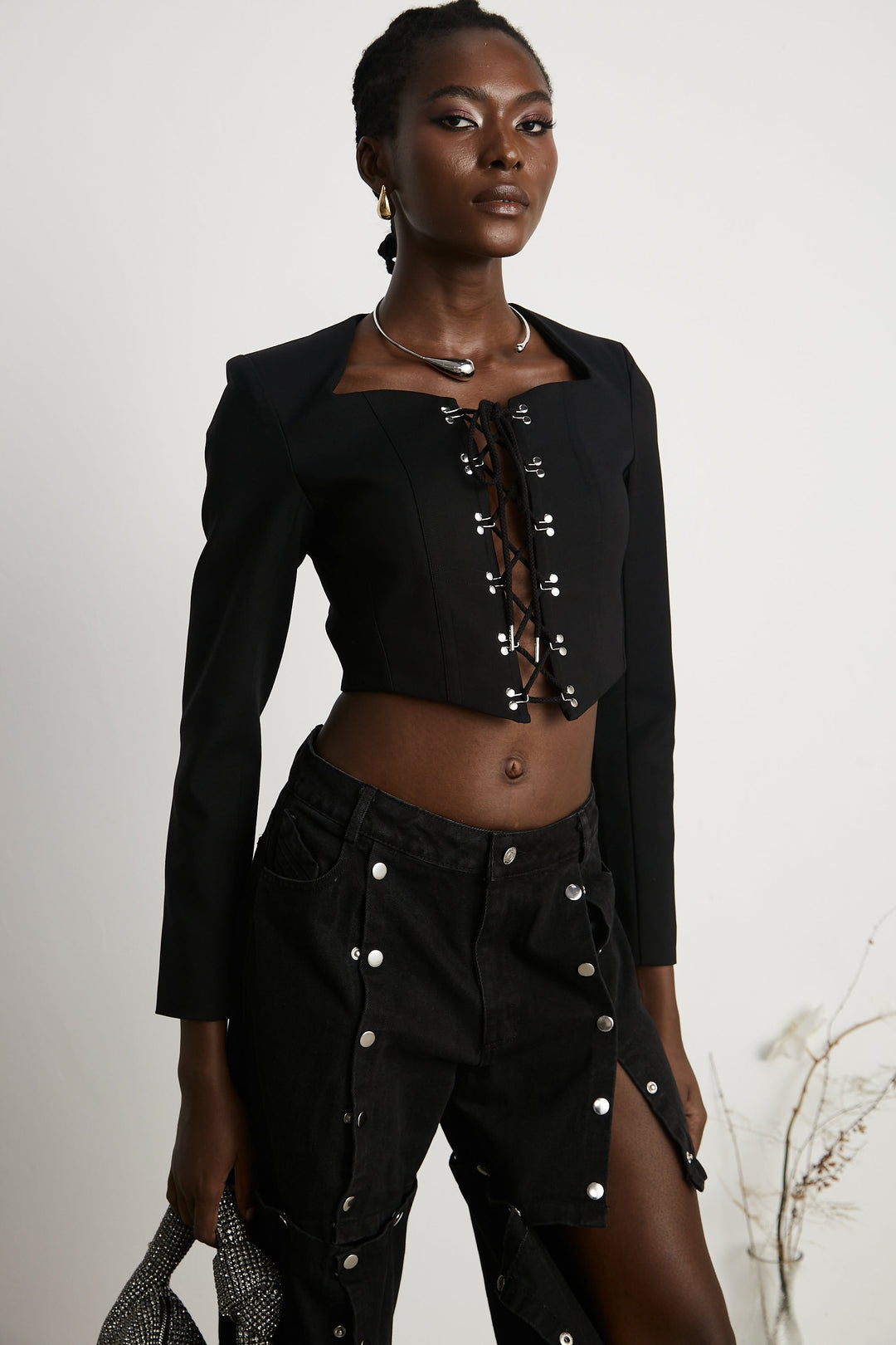 Levoire | Veste Cropped À Lacets