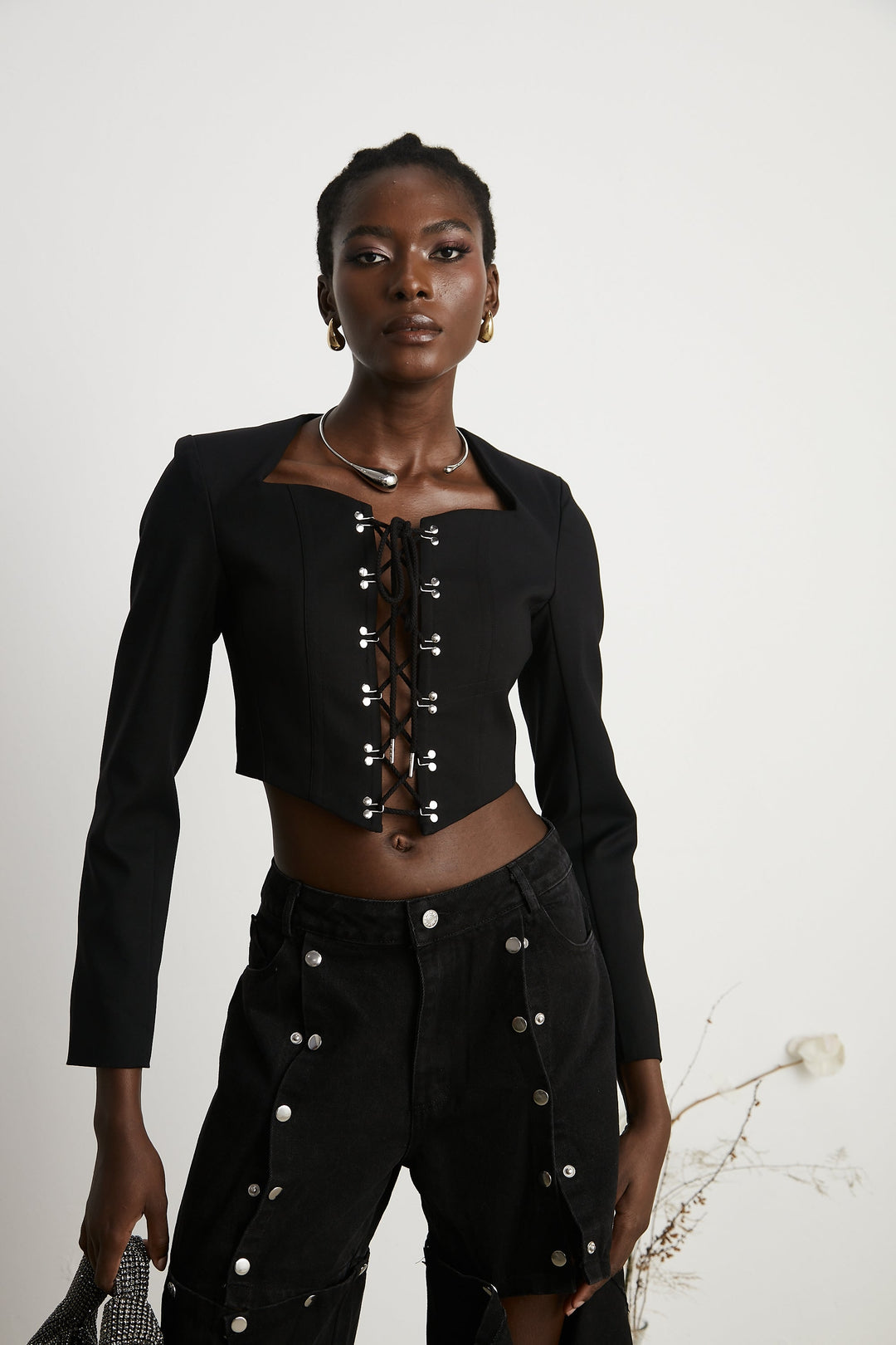 Levoire | Veste Cropped À Lacets