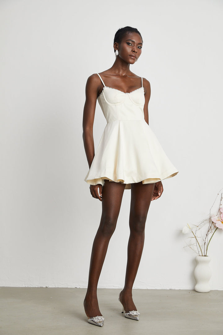 Levoire | Tulle Robe Mini Évasée