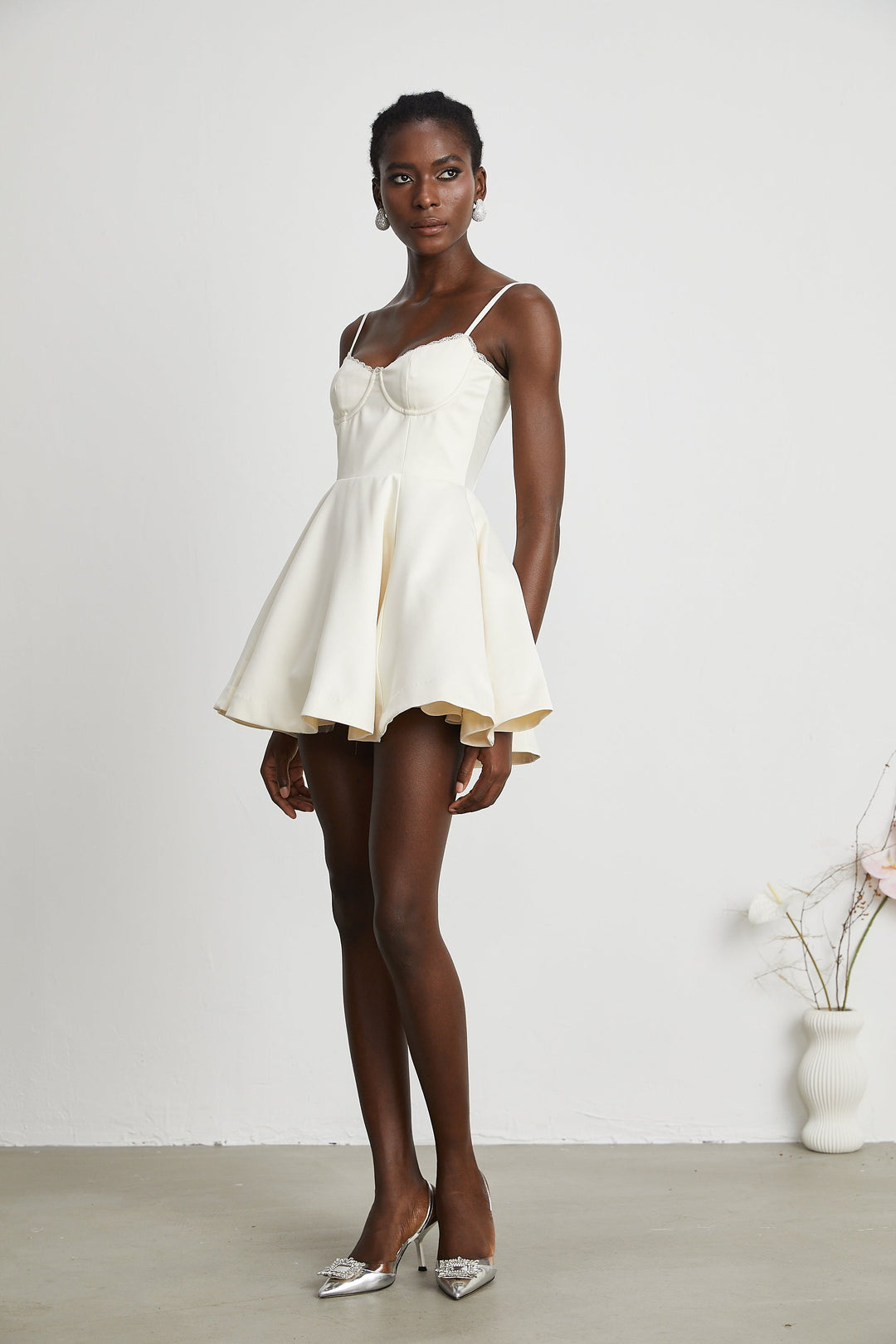Levoire | Tulle Robe Mini Évasée