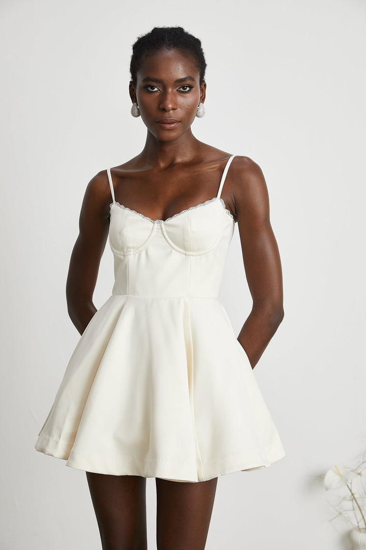 Levoire | Tulle Robe Mini Évasée