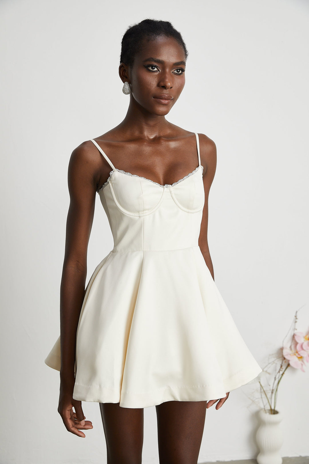 Levoire | Tulle Robe Mini Évasée