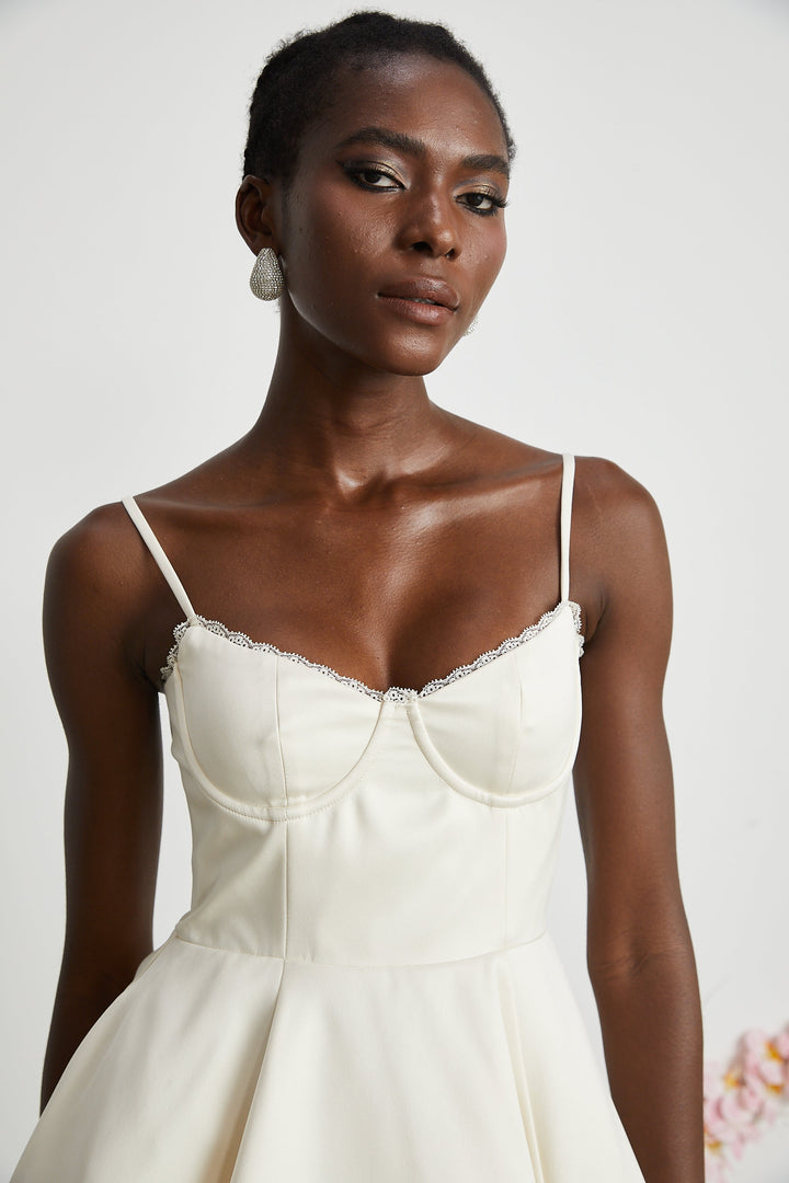 Levoire | Tulle Robe Mini Évasée