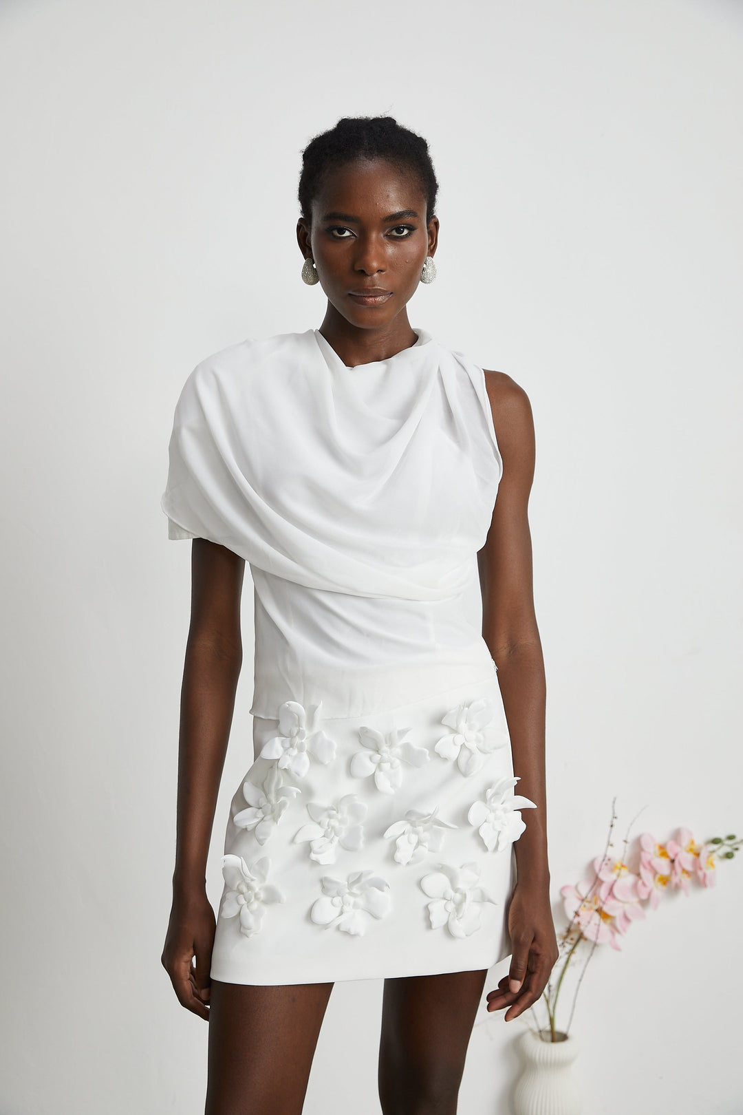 Levoire | Blouse En Chiffon Blanche