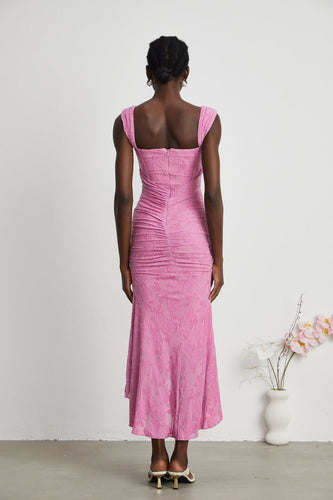 Levoire | Robe Maxi Jacquard Fleurs