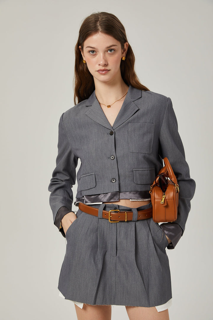 Levoire | Ensemble De Veste Et Jupe Décontracté