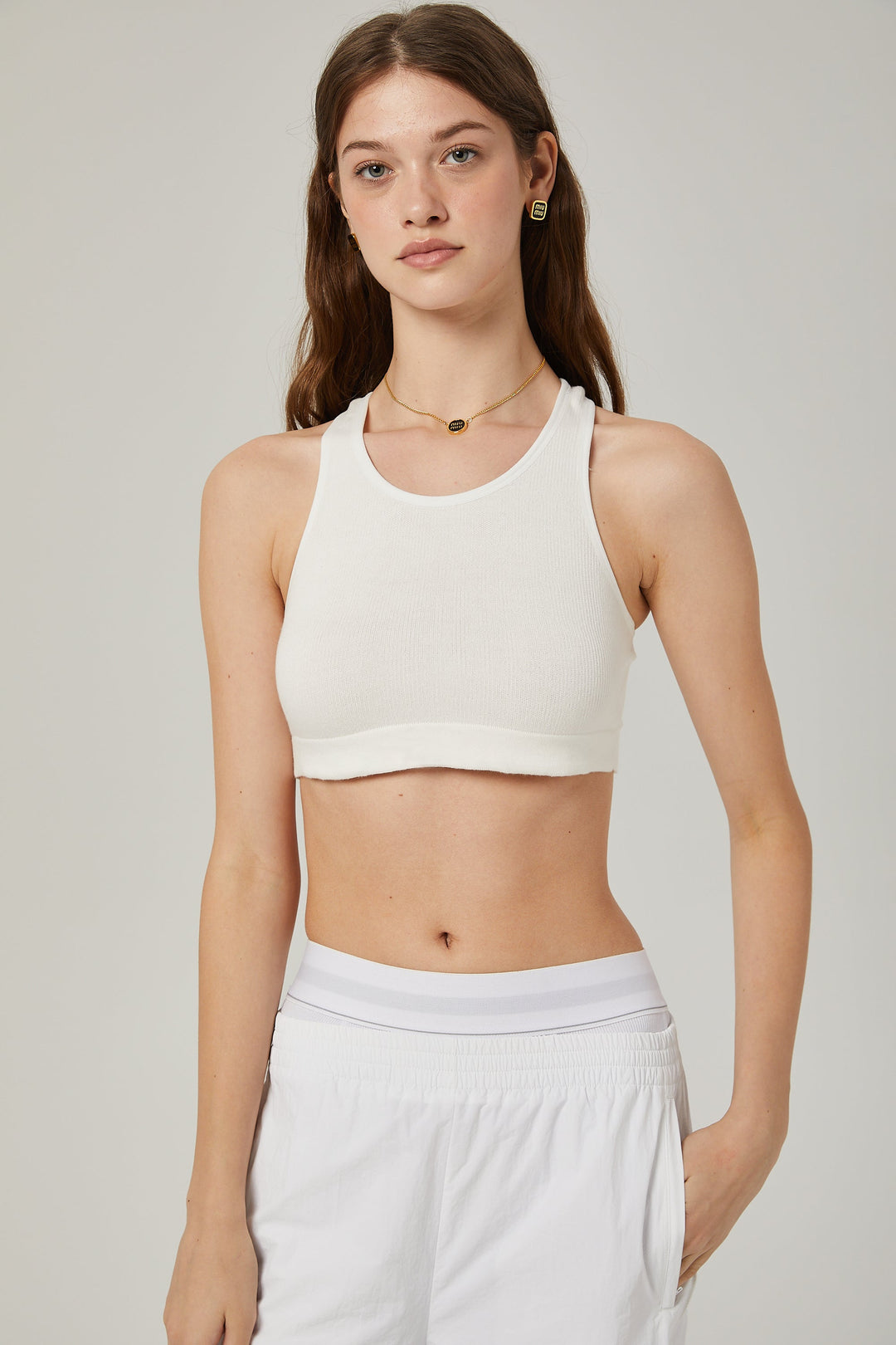Levoire | Top Court En Coton Sans Couture
