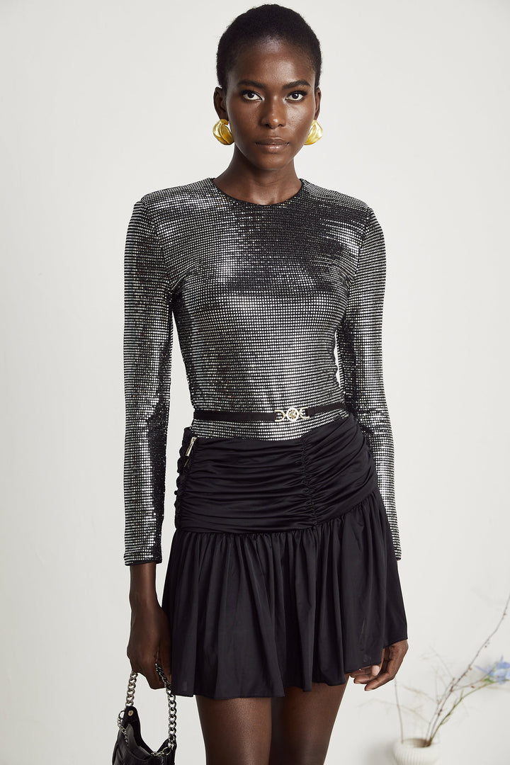 Levoire | Bodysuit Argenté Brillant