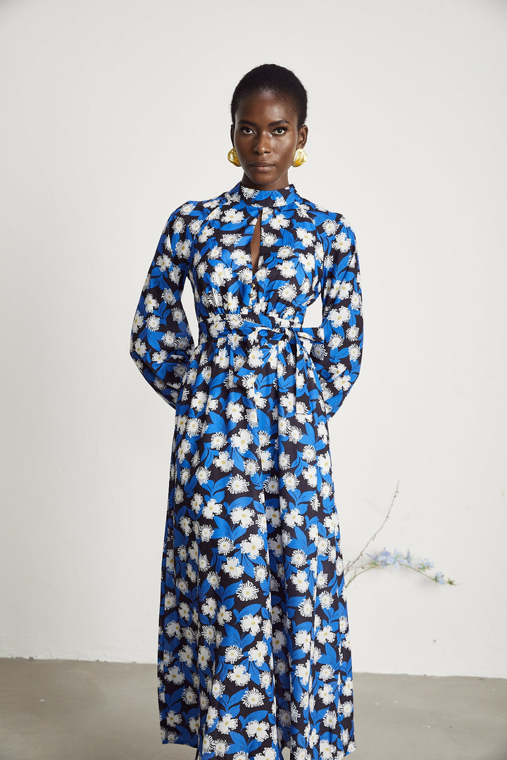 Levoire | Robe Midi Découpée Imprimé Floral