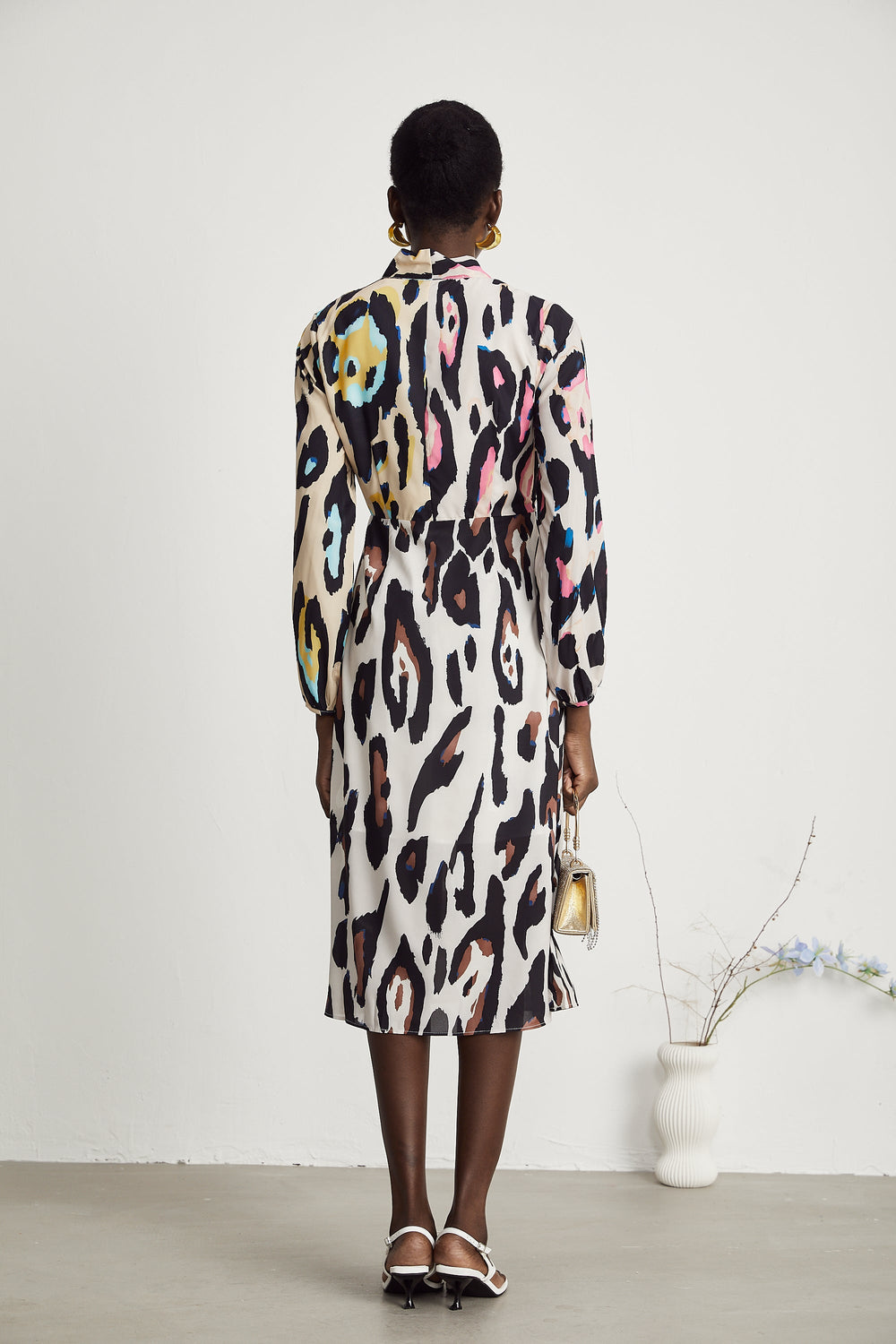Levoire | Imprimé Léopard Robe Midi