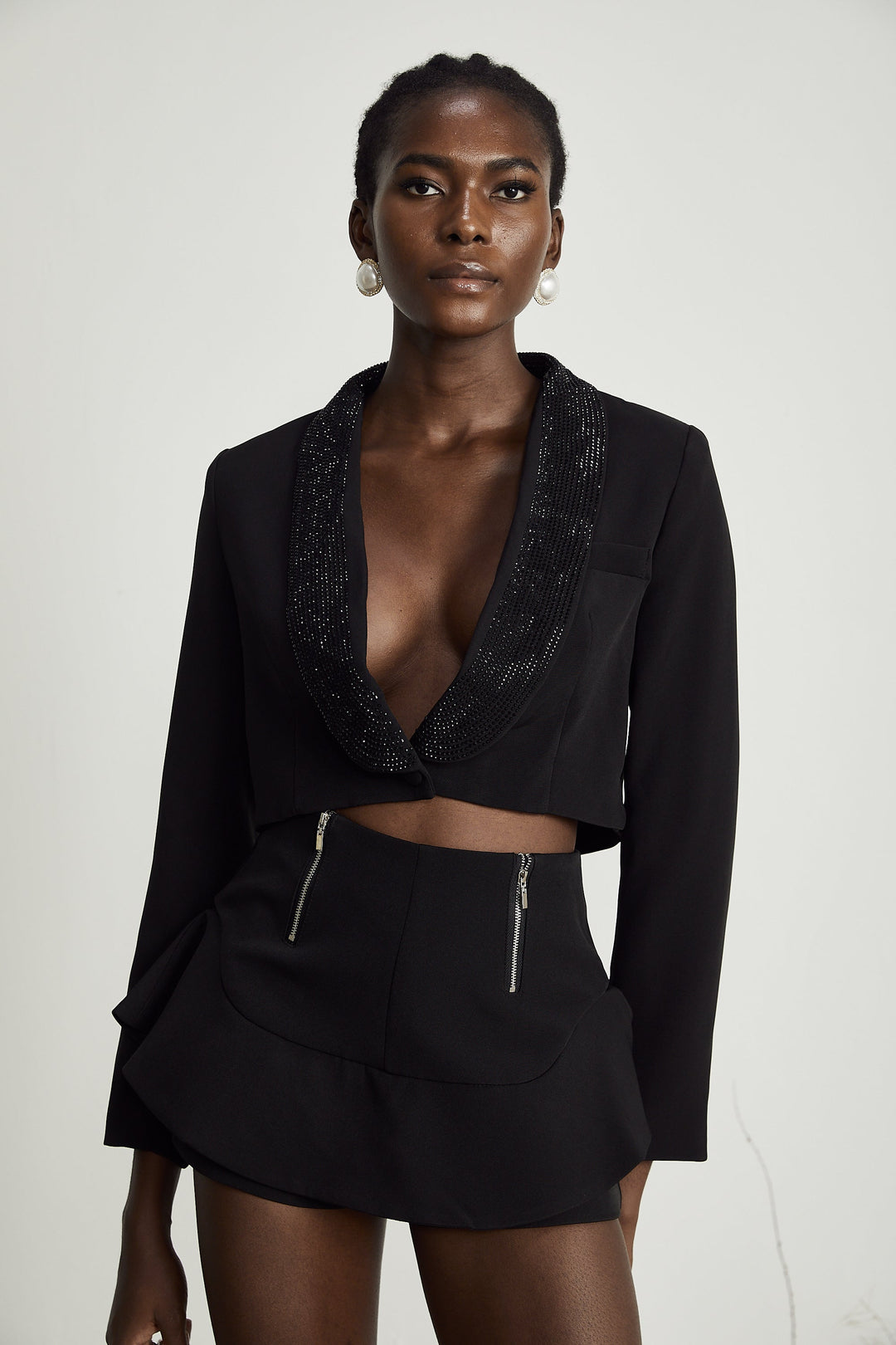 Levoire | Short En Tulle À Volants Superposés
