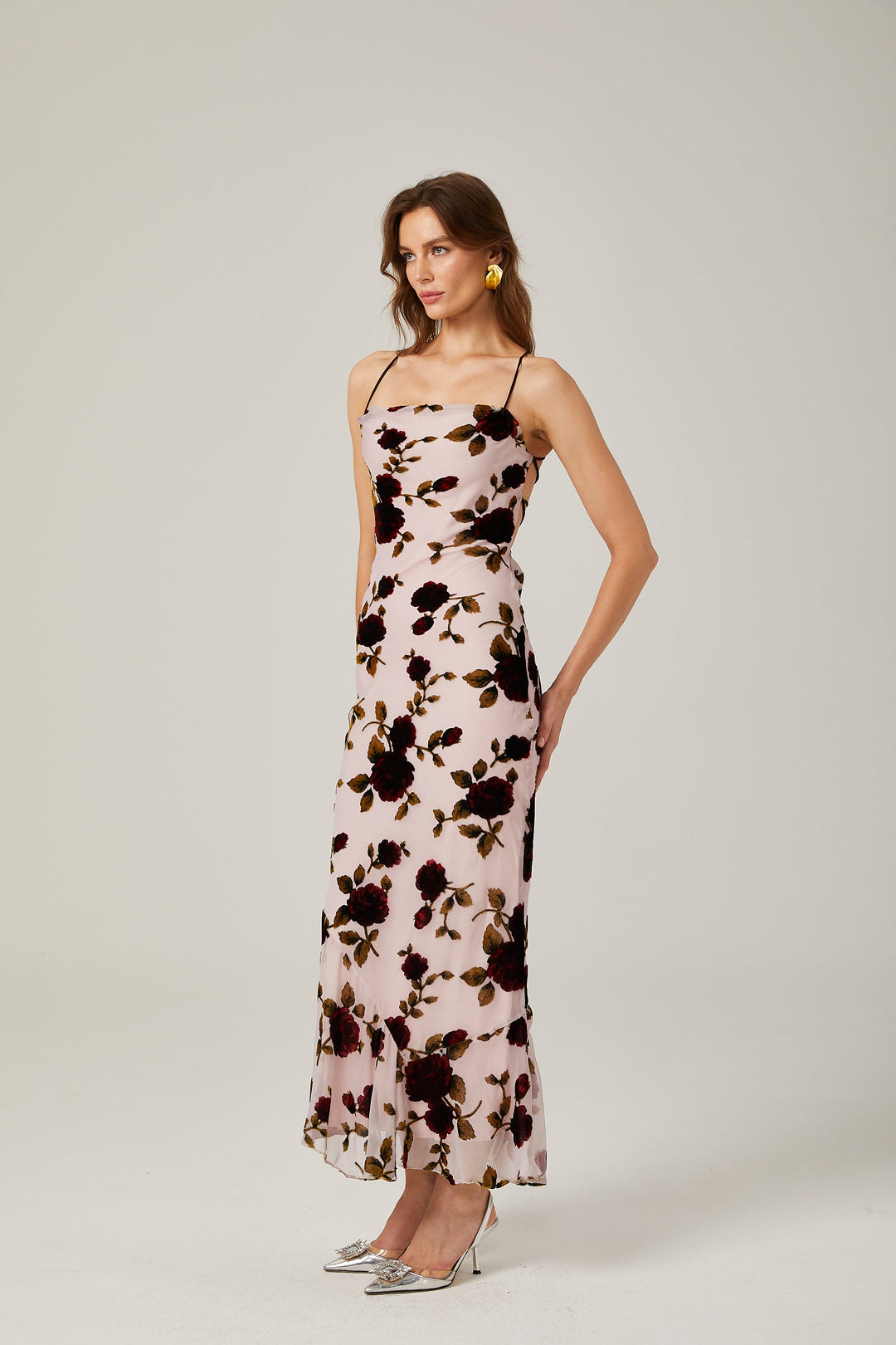 Levoire | Robe Maxi Scoop Dos Fleur