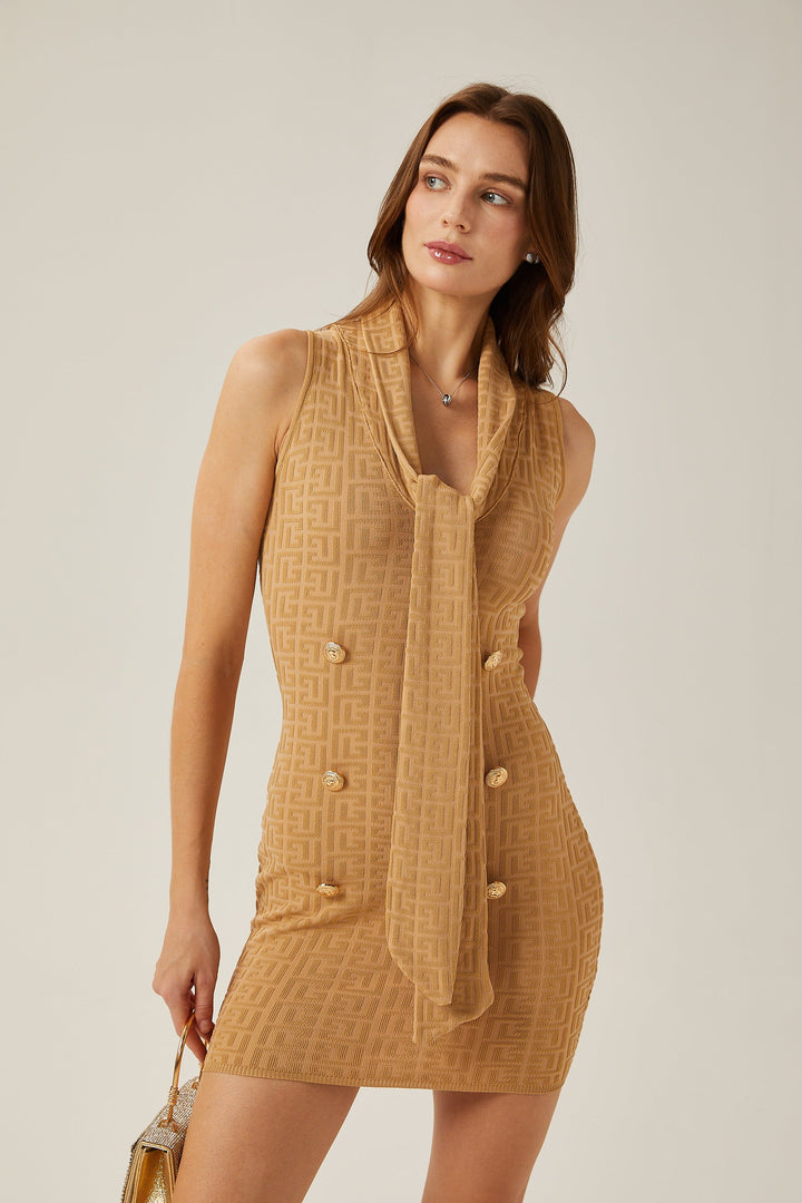 Levoire | Écharpe Col Tricot Mini Robe