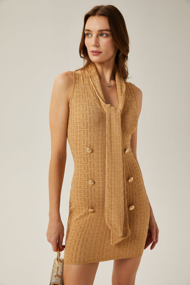 Levoire | Écharpe Col Tricot Mini Robe