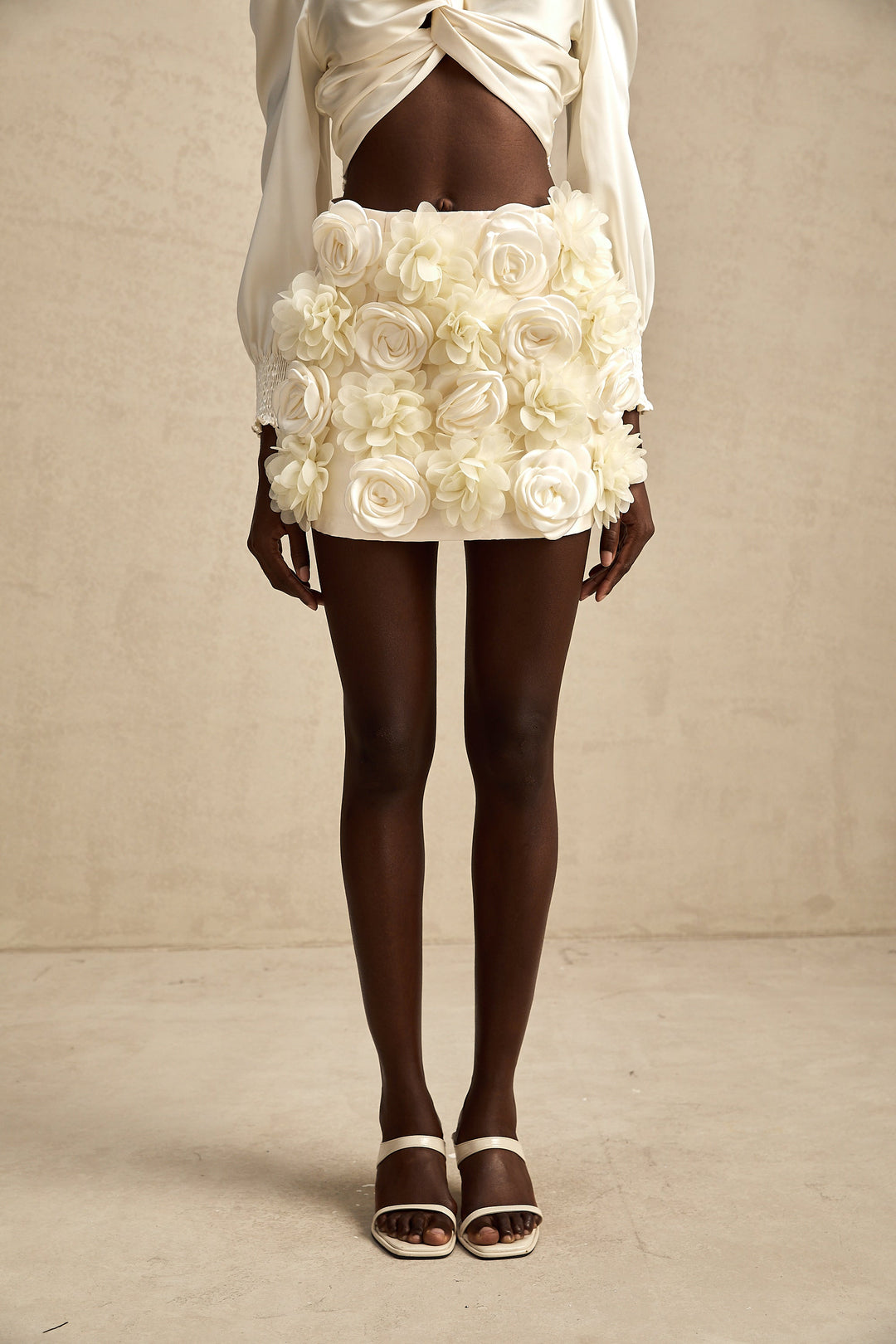 Levoire | Jupe Mini À Motif Floral Façon