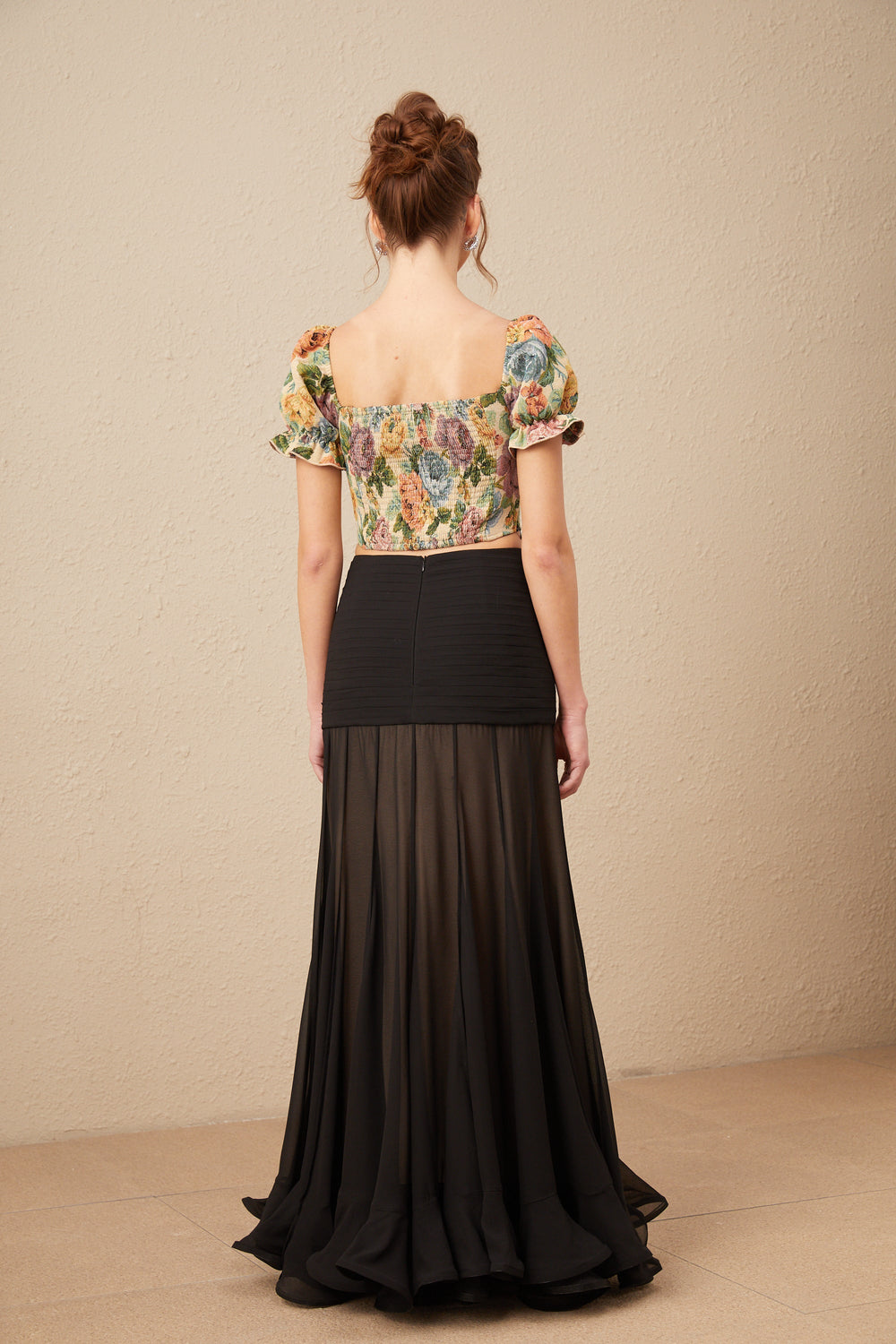 Levoire | Haut Cintré En Jacquard À Imprimé Floral