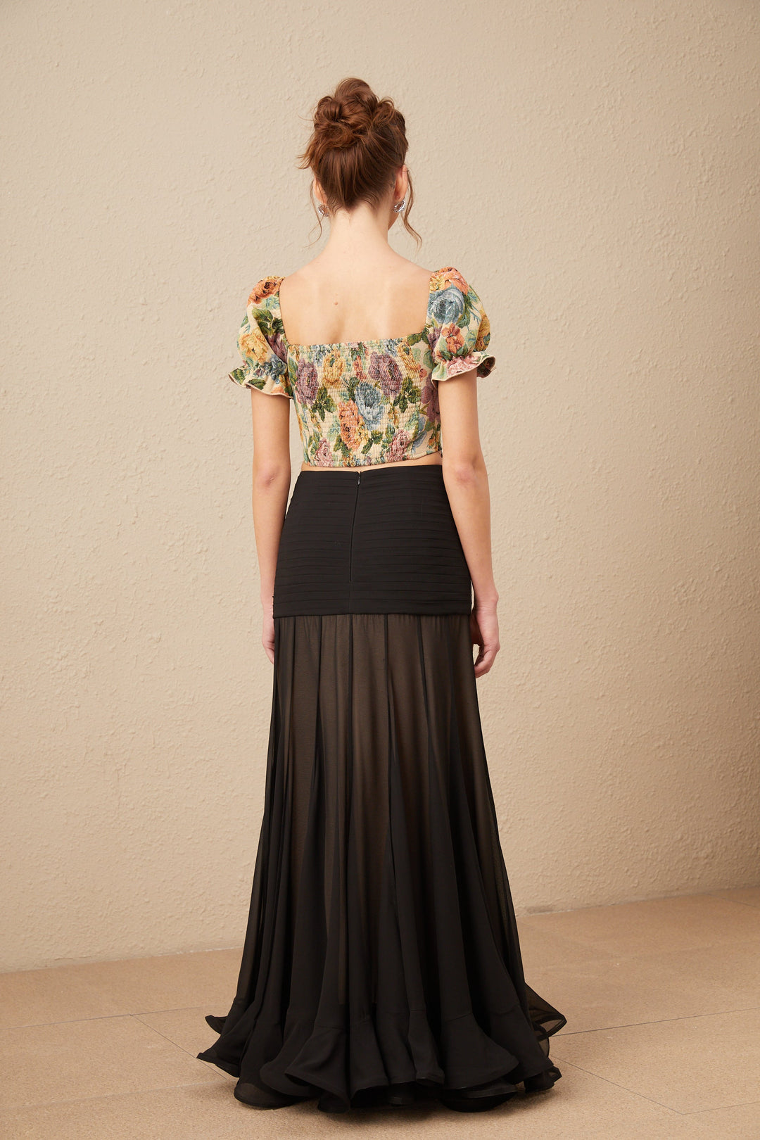 Levoire | Haut Cintré En Jacquard À Imprimé Floral