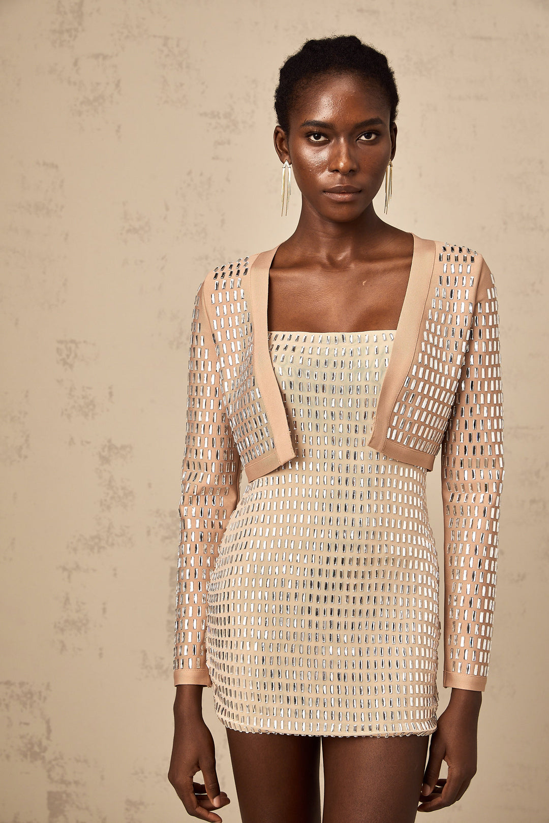 Levoire | Veste Cropped À Clous