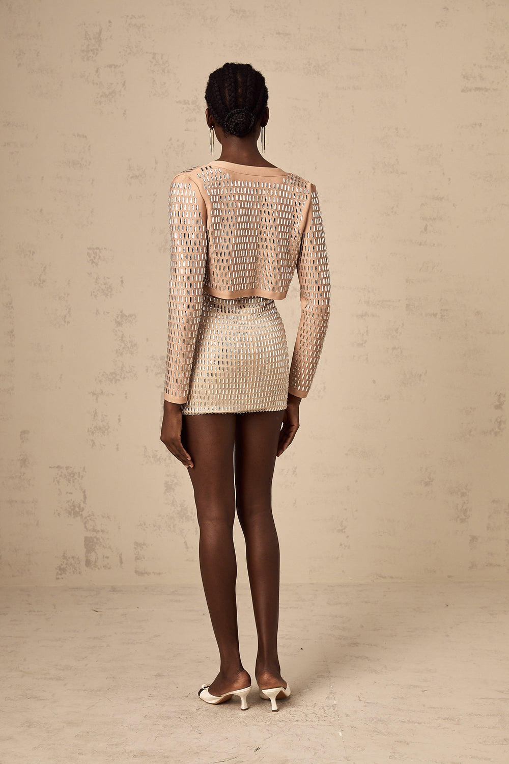 Levoire | Veste Cropped À Clous