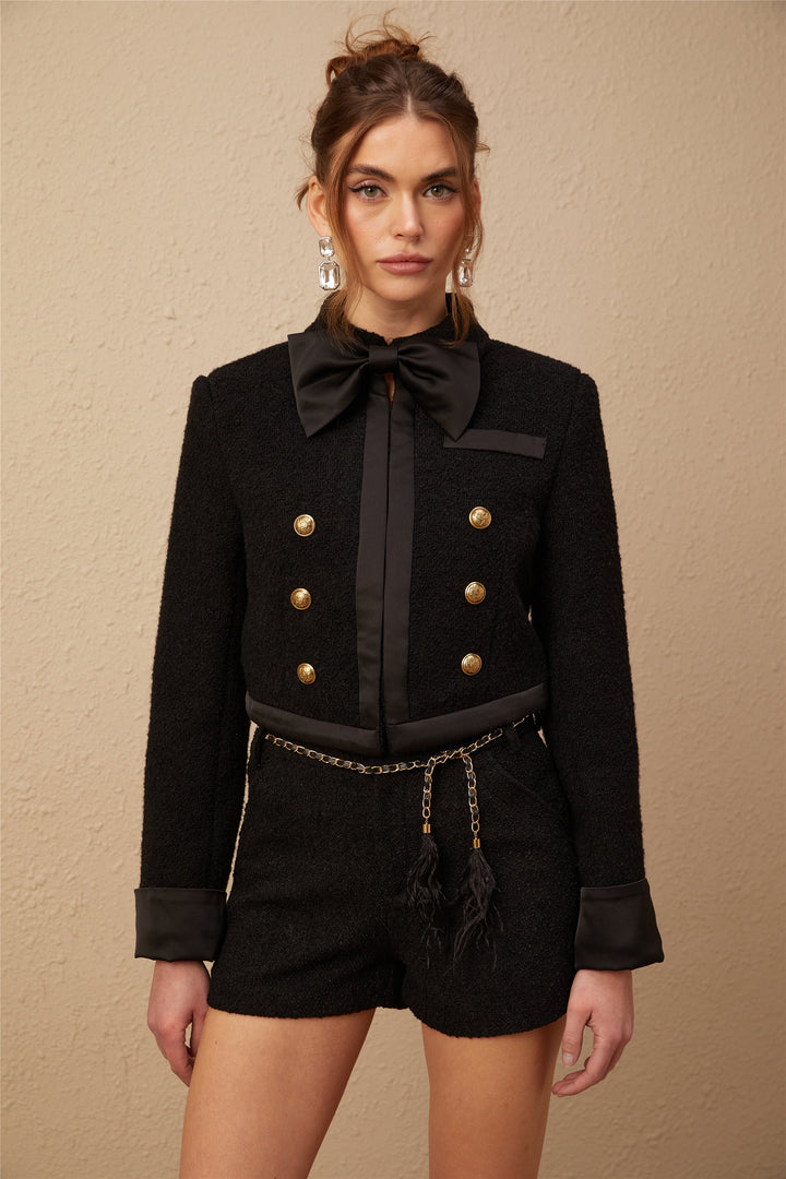 Levoire | Veste En Tweed Noire