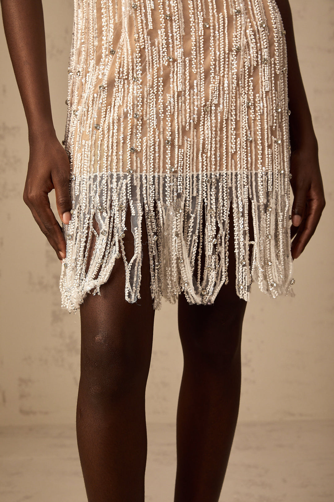 Levoire | Robe Mini À Franges Ornées