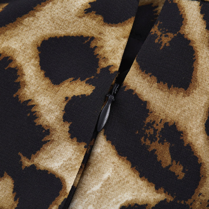 Levoire | Top Et Jupe À Motif Léopard Ensemble Assorti