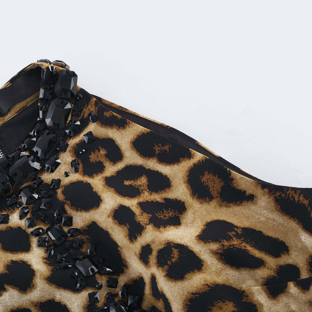 Levoire | Top Et Jupe À Motif Léopard Ensemble Assorti