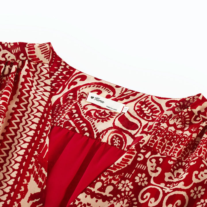 Levoire | Imprimé À Motifs Robe Midi