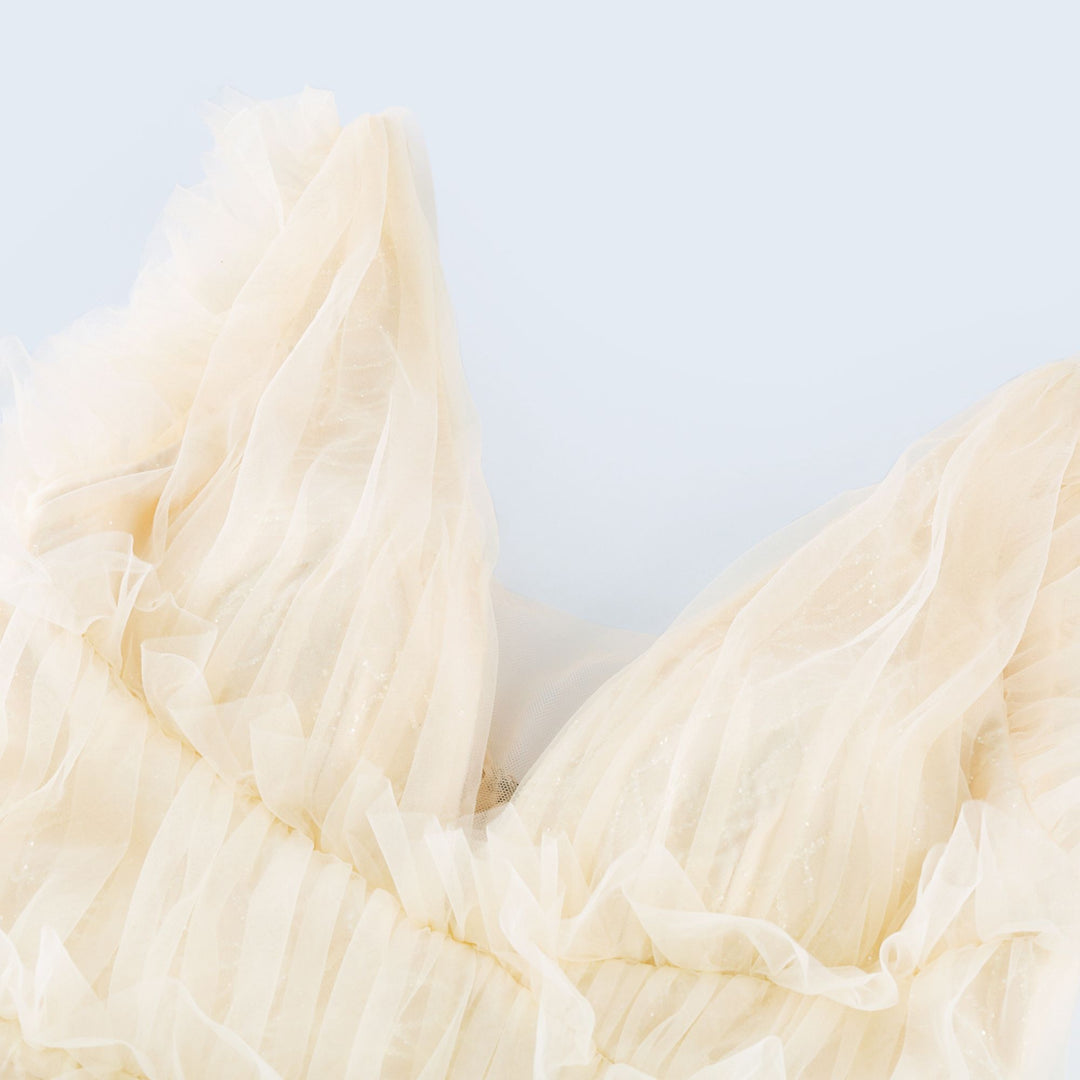 Levoire | Robe Maxi À Volants Décorés
