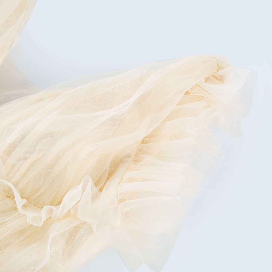Levoire | Robe Maxi À Volants Décorés