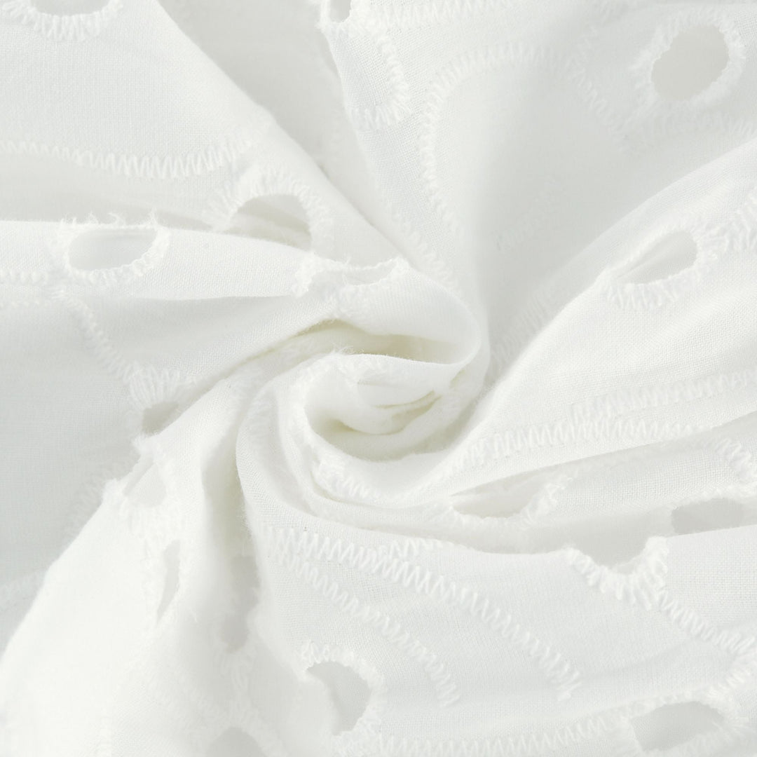 Levoire | Dentelle Découpée Semi Transparent Midi Robe