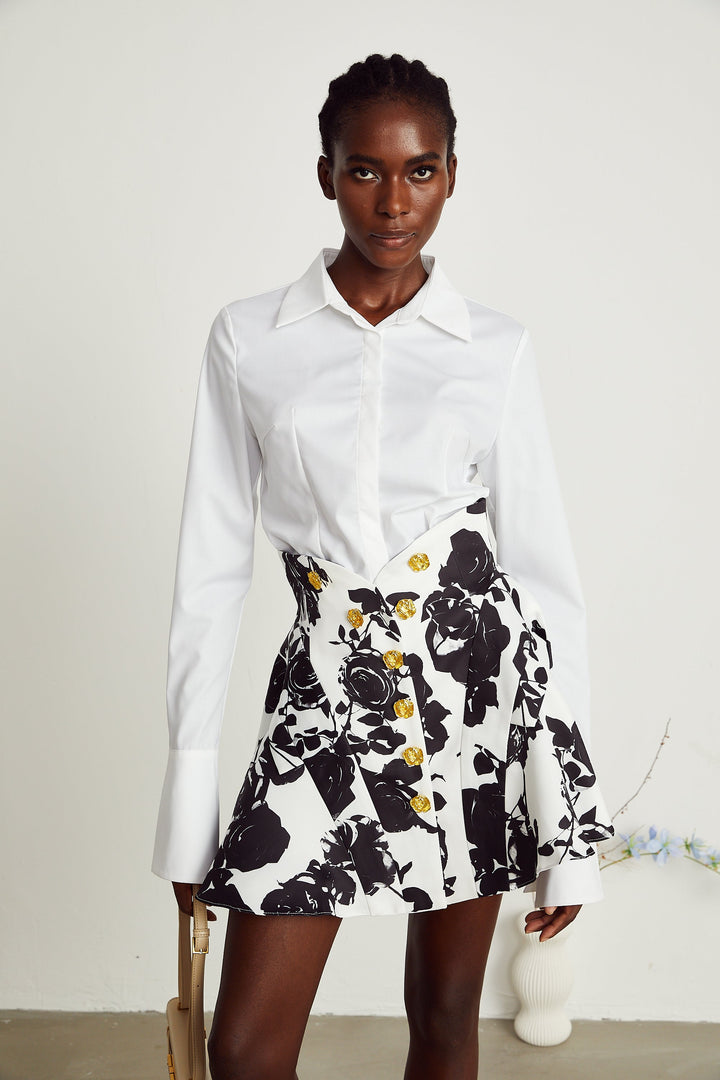 Levoire | Ensemble Chemise Et Jupe À Motif Floral