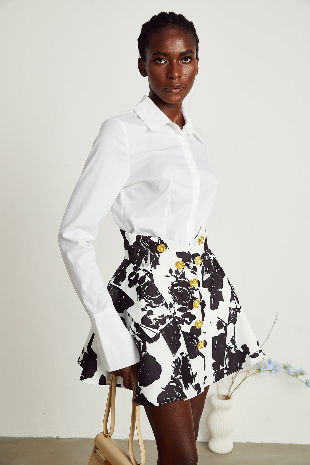 Levoire | Ensemble Chemise Et Jupe À Motif Floral