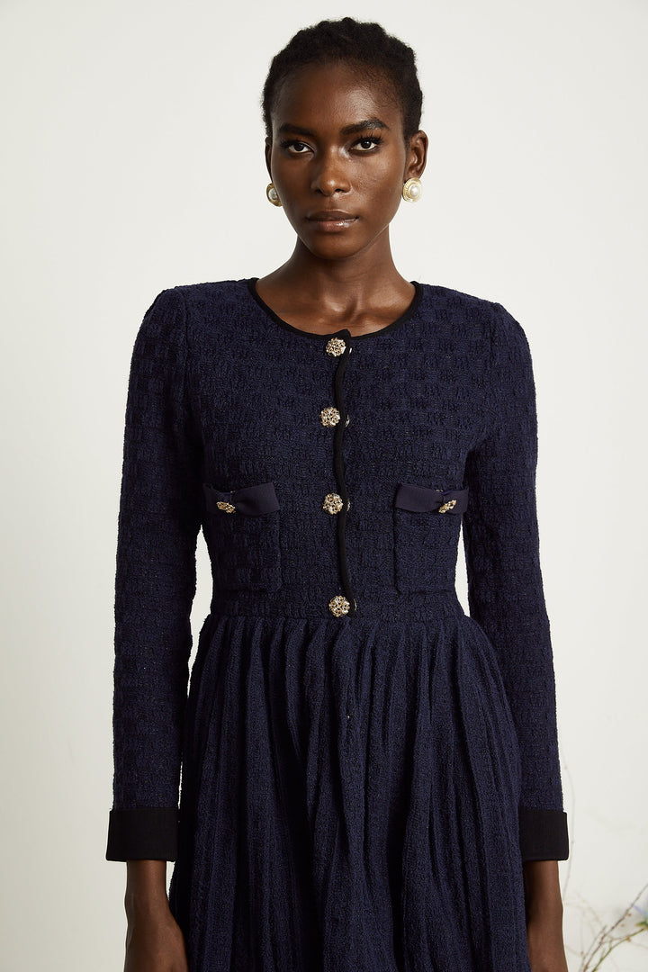 Levoire | Robe Mini Plissée En Tricot