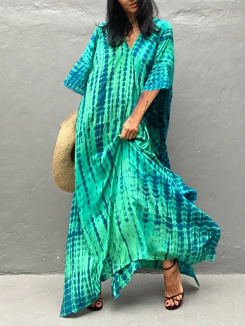 Levoire | Robe Maxi Kaftan D'Été Smaraakti Une taille