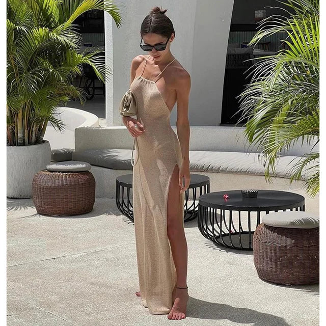 Levoire | Robe De Plage Pour Femmes Liana Beige