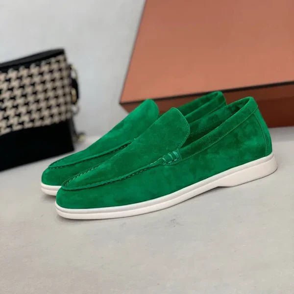 Levoire | Mocassins Verts Élégants Vert