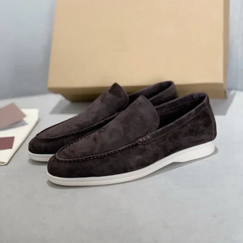Levoire | Élégantes Mocassins Gris Foncé