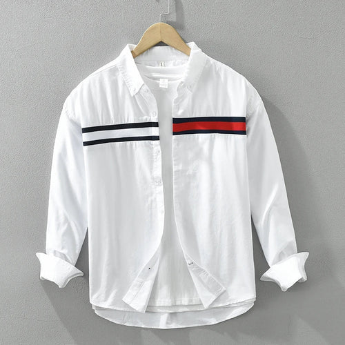 Levoire | Chemise En Patchwork Decontractee Audacieuse & Elegante Hommes