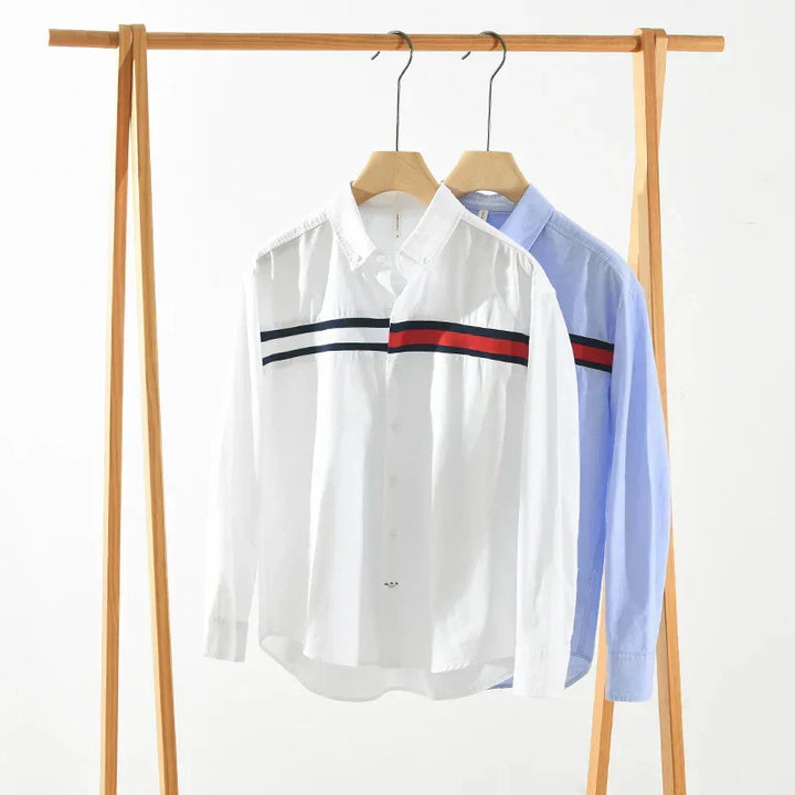 Levoire | Chemise En Patchwork Decontractee Audacieuse & Elegante Hommes