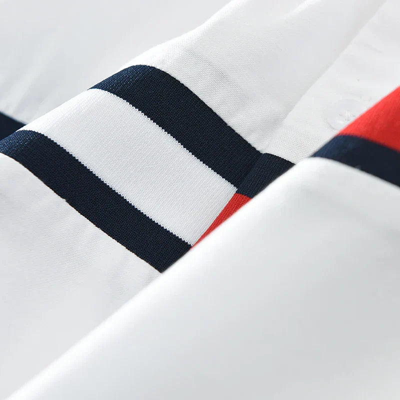 Levoire | Chemise En Patchwork Decontractee Audacieuse & Elegante Hommes