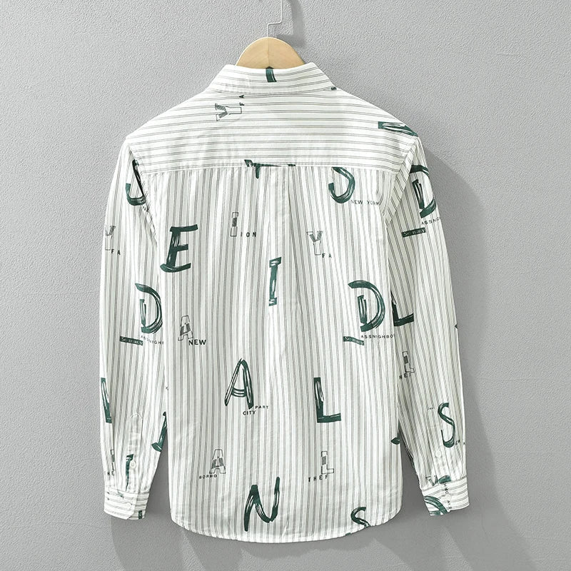 Levoire | Chemise Rayee Decontracte Hommes