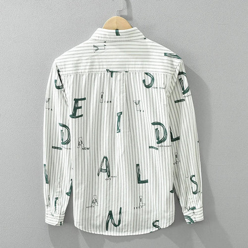 Levoire | Chemise Rayee Decontracte Hommes