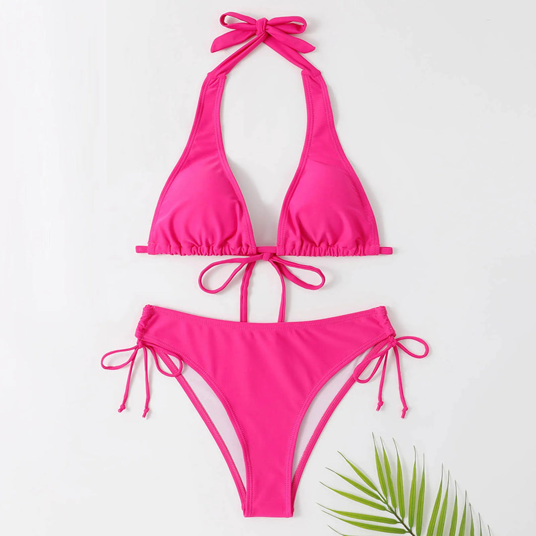 Levoire | Ensemble De Bikini Chic Avec Détails Enroulés Pour Femmes