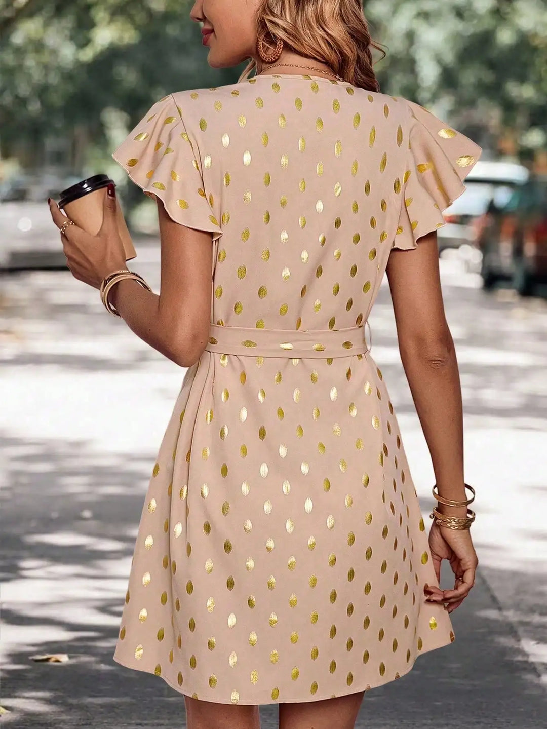 Levoire | Robe élégante à pois femme