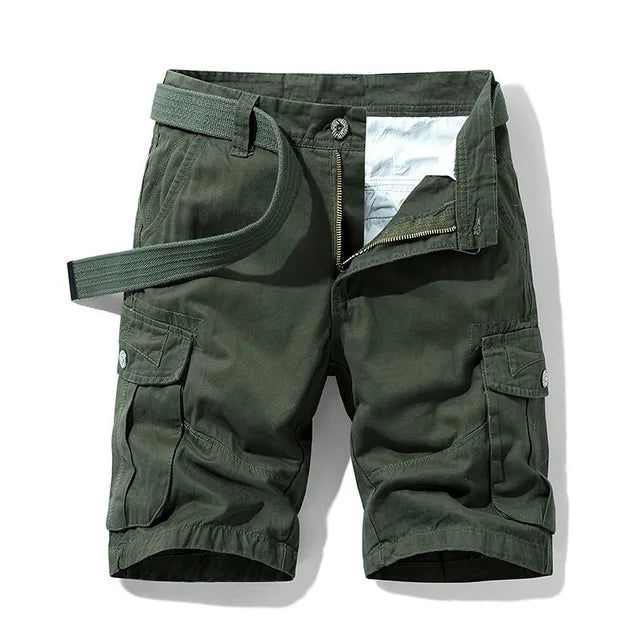 Levoire | Shorts cargo pratiques avec de nombreuses poches Vert