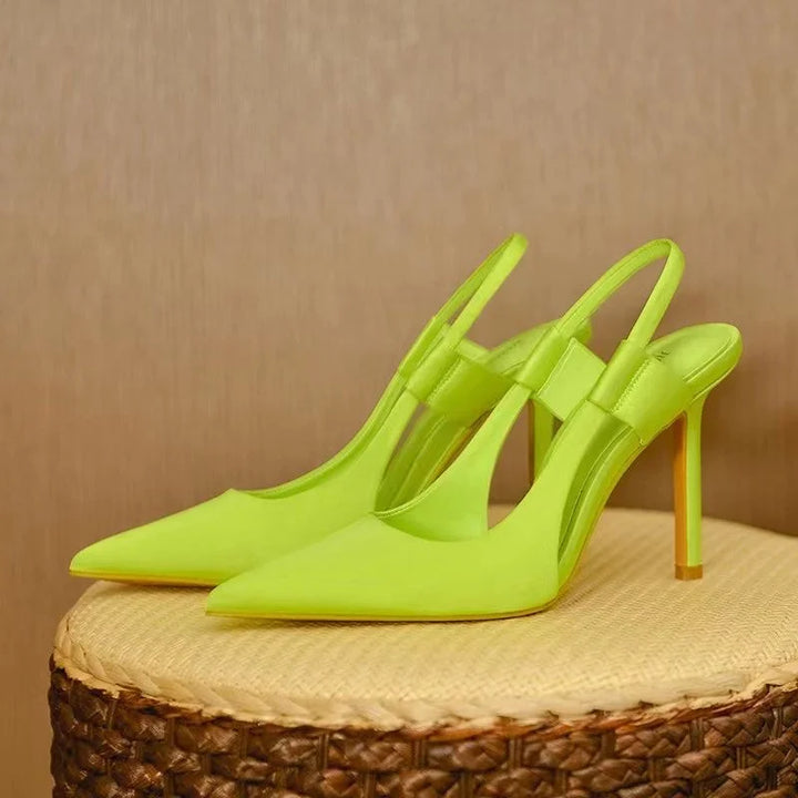 Levoire | Escarpins Slingback Élégants Vert