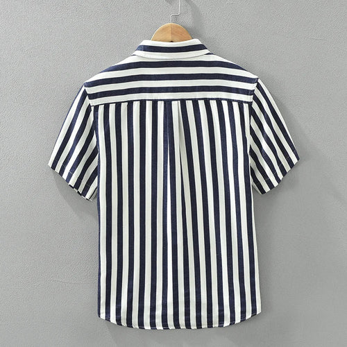 Levoire | Chemise Decontractee À Rayures Confortable Hommes