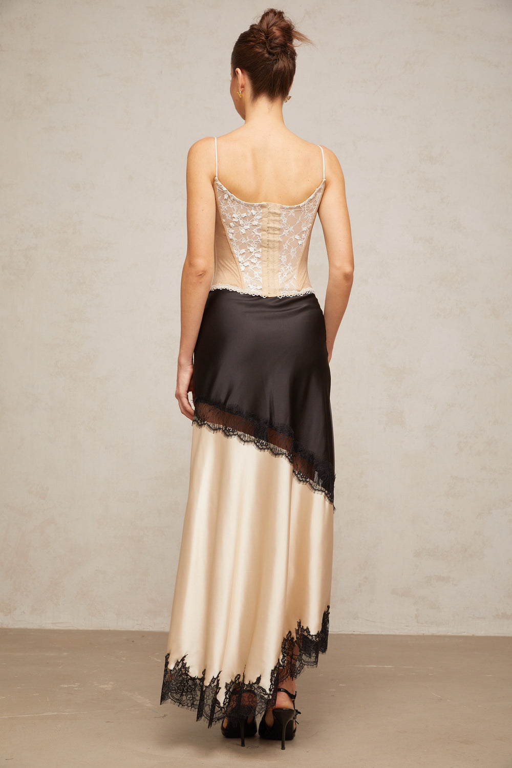 Levoire | Top Bustier Floral-Panneaux En Dentelle